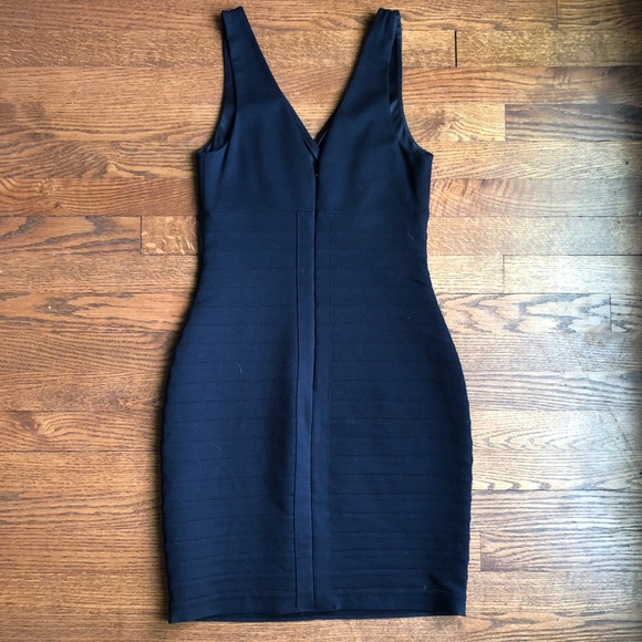 Express Small Sleeveless Cocktail Little Black Dress - Picture 3 of 5